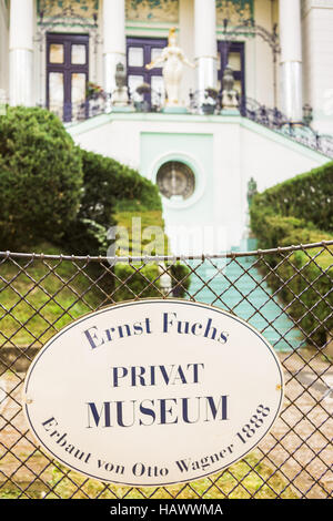 Ingresso, Ernst-fuchs-museo di vienna Foto Stock