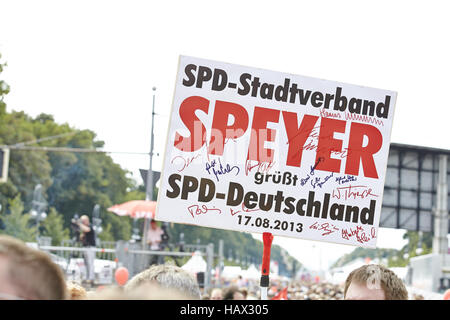 SPD festeggia i suoi 150 anni a Berlino. Foto Stock