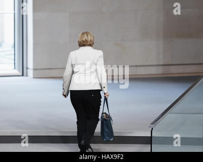 Governo statemen presso il tedesco Parlament Foto Stock