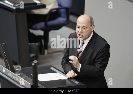 Governo statemen presso il tedesco Parlament Foto Stock