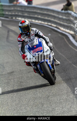 Jorge Lorenzo pilota della MotoGP Foto Stock