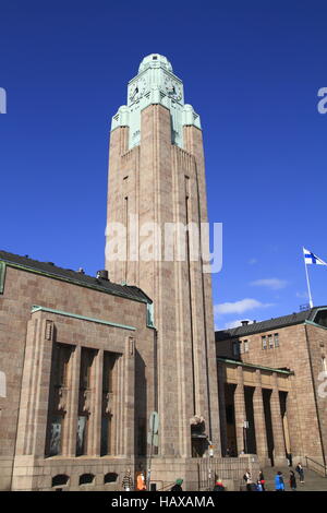 Der Hauptbahnhof von Helsinki Foto Stock