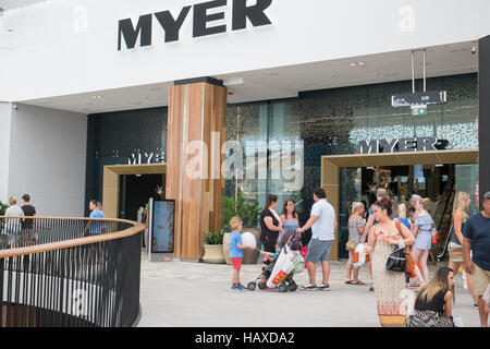 Rinnovato recentemente Myer department store di Westfield warringah mall, parte dell'Myer strategia per investire $600m ,Sydney , Australia Foto Stock