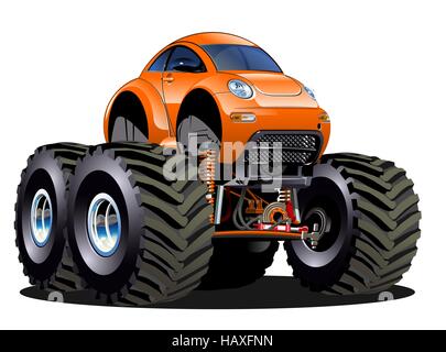 Cartoon Monster Truck Foto Stock