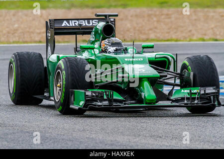 Team Caterham F1, Kamui Kobayashi, 2014 Foto Stock