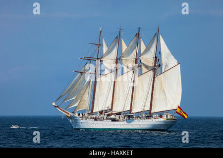 Nave Juan Sebastian de Elcano Foto Stock