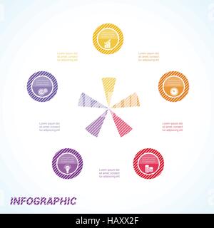 infografica Illustrazione Vettoriale