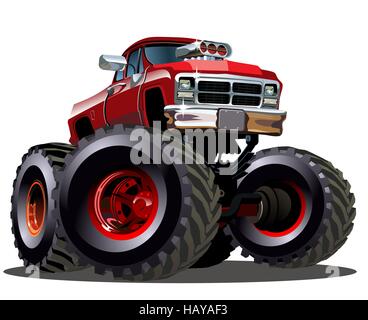 Cartoon Monster Truck Foto Stock