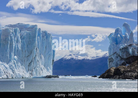 La Patagonia Ghiacciaio Perito Moreno Foto Stock