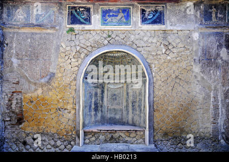 Sito di scavo, Ercolano, Campania, Italia Foto Stock