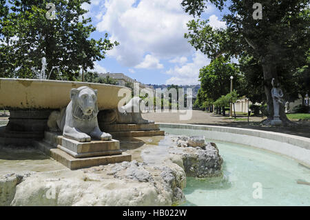 Villa Comunale, parco, Napoli, campania, Italy Foto Stock