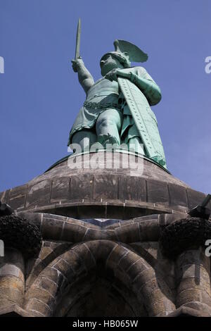 Hermann monumento, Renania settentrionale-Vestfalia, Germania Foto Stock