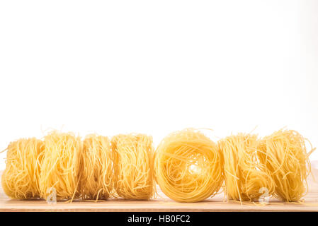 Angelo Capelli di pasta in linea Foto Stock