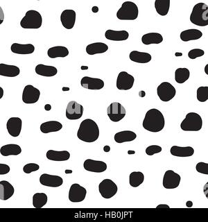 Vector dipinte a mano modello senza soluzione di continuità con i ghepardi, leopard puntini, Illustrazione Vettoriale