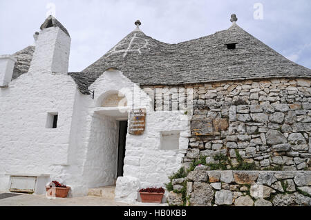 Trullo di Alberobello, Puglia, Italia Foto Stock