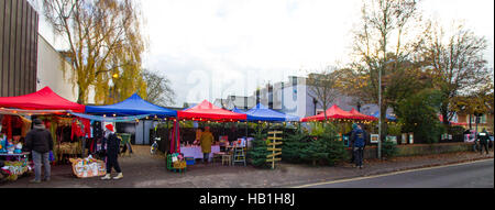 Oxford bracci Maddalena raffigurata sul giorno del pub mensile del mercato delle pulci, dotate di bancarelle vintage e un assortimento di bric-a-brac Foto Stock