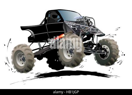 Cartoon Monster Truck Foto Stock