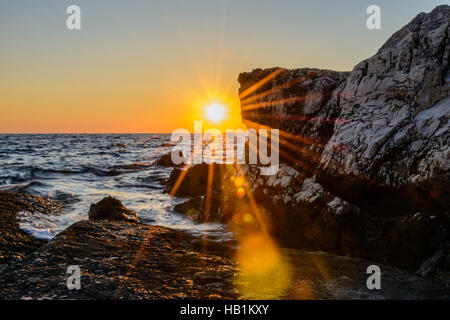 Sonnenuntergang in balla Foto Stock