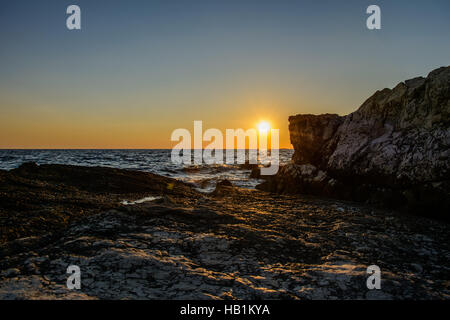 Sonnenuntergang in balla Foto Stock