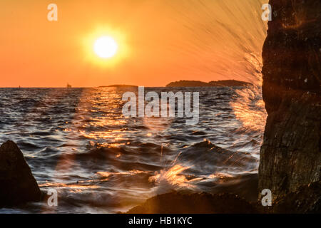 Sonnenuntergang in balla Foto Stock