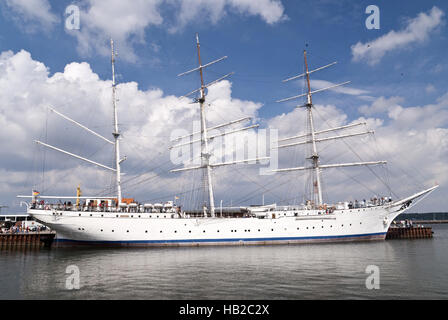 Gorch Fock I in Stralsund, Germania Foto Stock