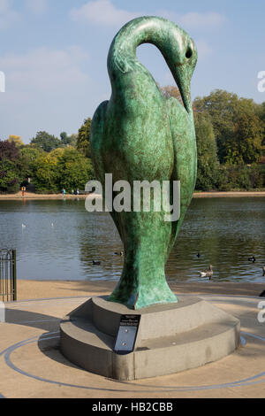 Statua di Iside in Hyde Park Londra Foto Stock