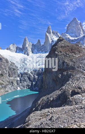 Patagonia, Monte Fitz Roy Foto Stock