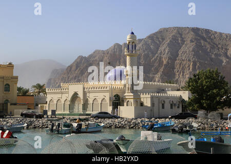 Moschea in Khasab, Oman Foto Stock