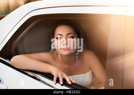 Bella Sposa.sposa#39;s verticale. Foto Stock