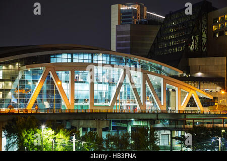 Philips Arena e il Centro CNN ad Atlanta, GA Foto Stock