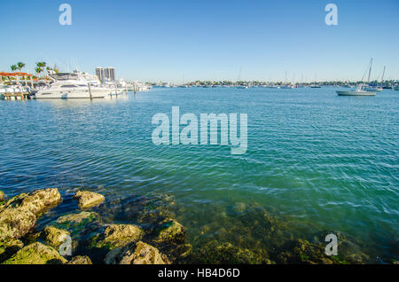 Dal Porto di Miami - Porto di Miami uno dei biggeest porta passeggero in USA Foto Stock