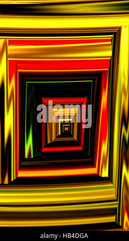 Abstract square portal - generati digitalmente immagine Foto Stock