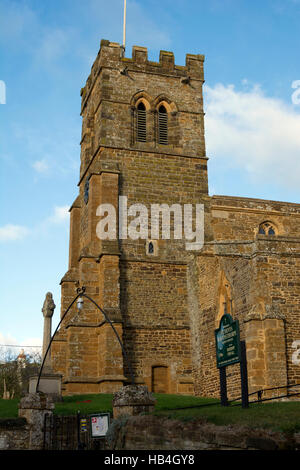 St. Denys Chiesa, Ravensthorpe, Northamptonshire, England, Regno Unito Foto Stock