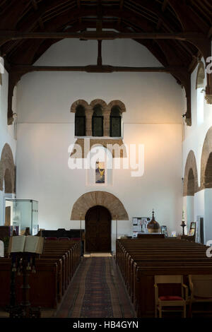 Chiesa di tutti i santi, Brixworth, Northamptonshire, England, Regno Unito Foto Stock