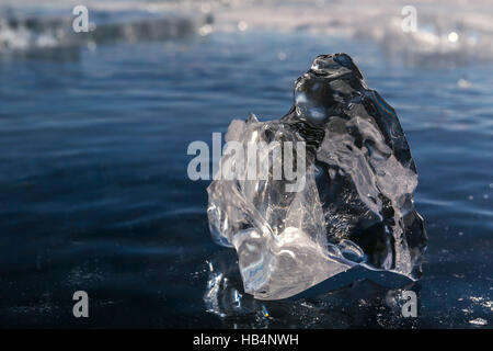 Intrico di cancellare il ghiaccio. Foto Stock