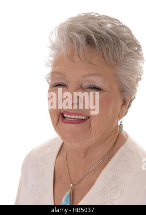 Ritratto di sorridente donna senior. Foto Stock