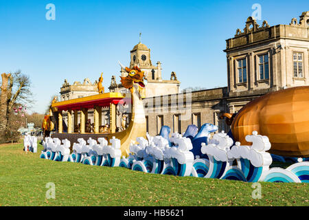 Longleat Festibal di luce Foto Stock