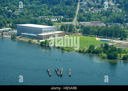 Seattle Seahawks campo pratica a Renton, Washington Foto Stock