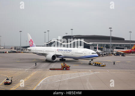 L'Aeroporto Internazionale di Hong Kong Foto Stock