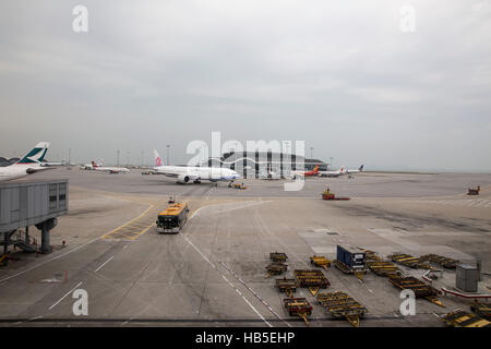 L'Aeroporto Internazionale di Hong Kong Foto Stock