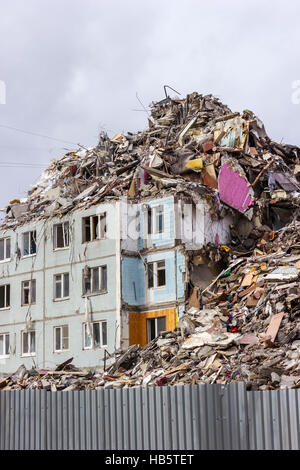 Casa di demolizione. Foto Stock