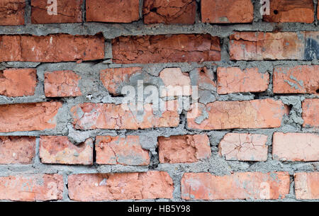 vecchio muro di mattoni Foto Stock
