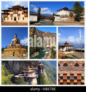 Impressioni di Bhutan Foto Stock