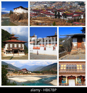 Impressioni di Bhutan Foto Stock