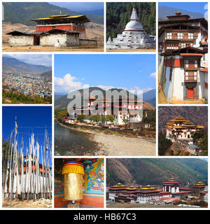 Impressioni di Bhutan Foto Stock