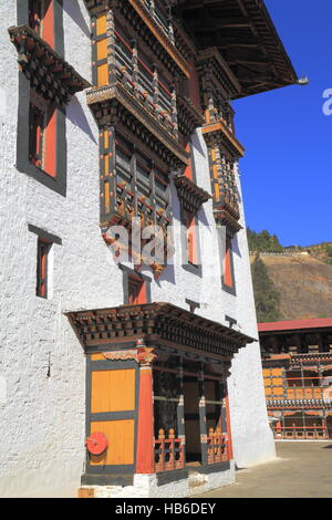 Paro Rinpung Dzong Foto Stock