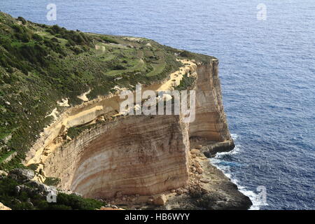 Dingli Cliffs, Malta Foto Stock