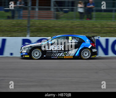 Aiden Moffat, Mercedes Benz di una classe e di Rockingham del Btcc, Rockingham Motorsport Speedway, Domenica, 28 agosto 2016, Autosport, British Touring Car Champi Foto Stock