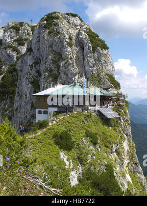 Una baita in montagna della Baviera Foto Stock