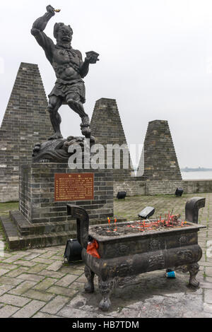 Asia, asiatici, Cina, cinese, creek, destinazione, foresta, Hunan, Paesaggio, Paesaggio *, luce, mou Foto Stock